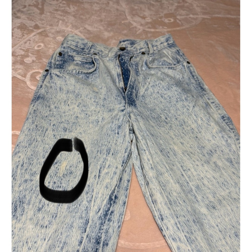 Vintage 90's Chic Womens Blue Acid Wash High Waist Jeans Size 8 pet Made in USA - Picture 11 of 11